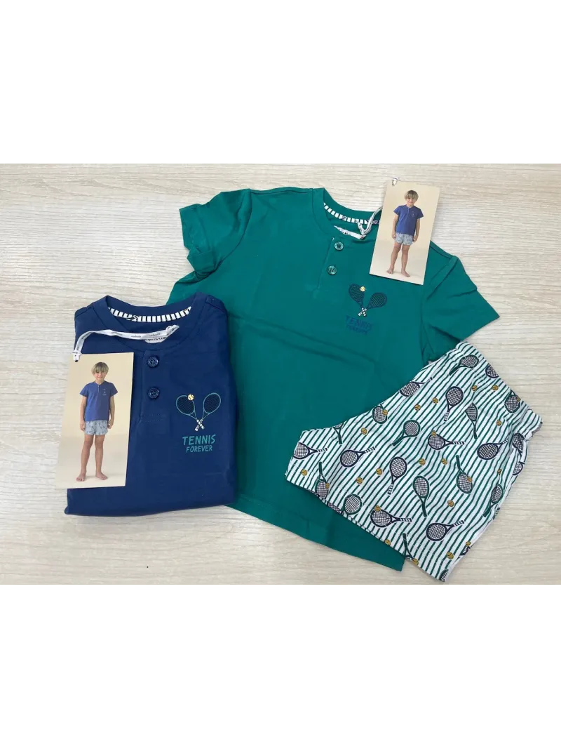Acquista ora PIGIAMA BIMBO 100% COTONE MEZZA MANICA + PANTALONCINO NOI DI NOTTE FE2622 su nonsolointimo1994.com