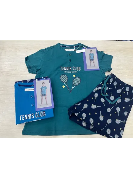Acquista ora PIGIAMA BIMBO 100% COTONE MEZZA MANICA + PANTALONCINO NOI DI NOTTE FE2491 su nonsolointimo1994.com