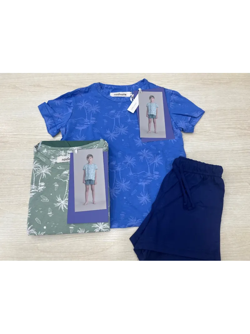 Acquista ora PIGIAMA BIMBO 100% COTONE MEZZA MANICA + PANTALONCINO NOI DI NOTTE FE2495 su nonsolointimo1994.com