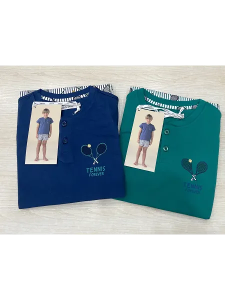 Acquista ora PIGIAMA BIMBO 100% COTONE MEZZA MANICA + PANTALONCINO NOI DI NOTTE FE2637 su nonsolointimo1994.com