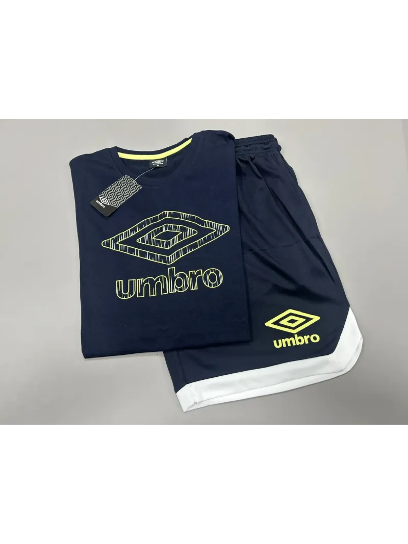 Acquista ora copia di COMPLETO UOMO CORTO MEZZA MANICA PANTALONCINO UMBRO ubw10204b su nonsolointimo1994.com