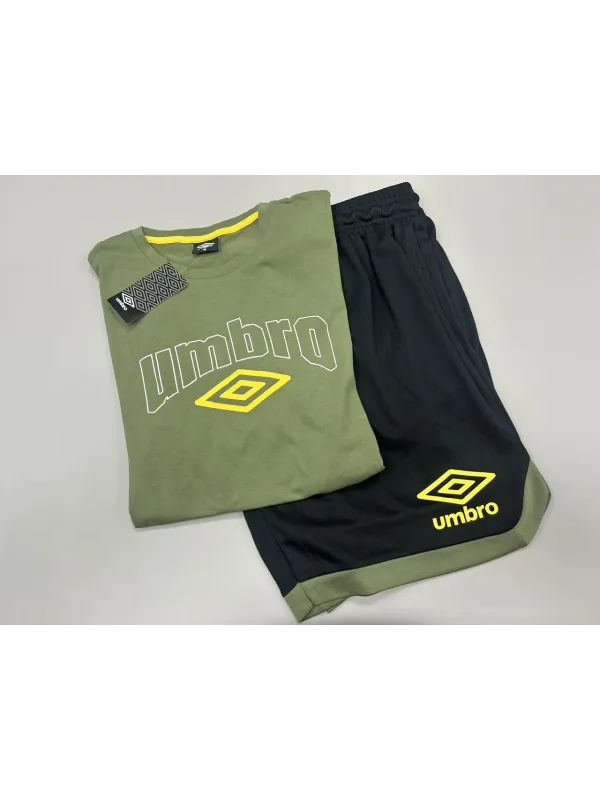 Acquista ora copia di COMPLETO UOMO CORTO MEZZA MANICA PANTALONCINO UMBRO ubw10204b su nonsolointimo1994.com