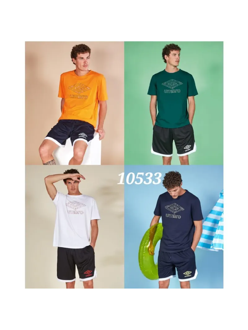 Acquista ora copia di COMPLETO UOMO CORTO MEZZA MANICA PANTALONCINO UMBRO ubw10204b su nonsolointimo1994.com