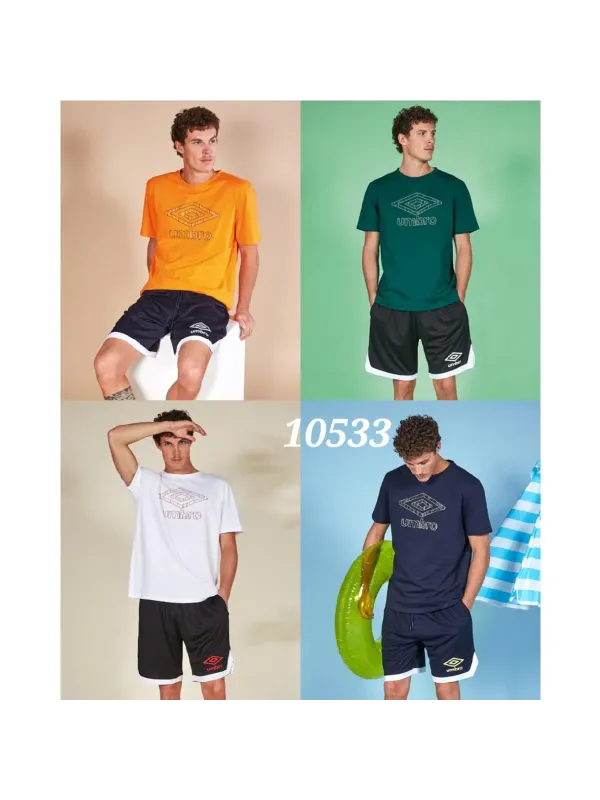 Acquista ora copia di COMPLETO UOMO CORTO MEZZA MANICA PANTALONCINO UMBRO ubw10204b su nonsolointimo1994.com