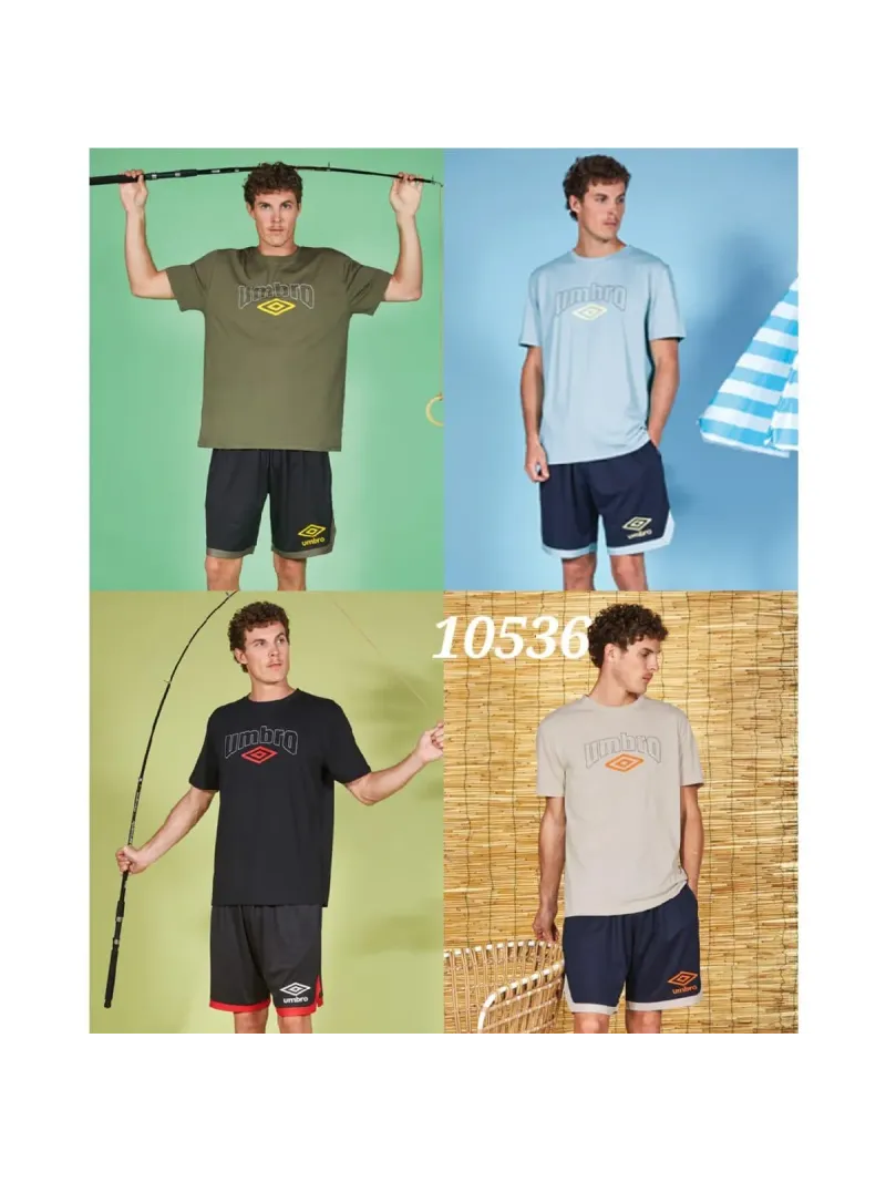 Acquista ora copia di COMPLETO UOMO CORTO MEZZA MANICA PANTALONCINO UMBRO ubw10204b su nonsolointimo1994.com