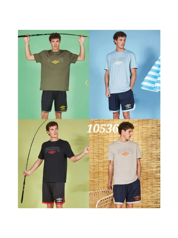 Acquista ora copia di COMPLETO UOMO CORTO MEZZA MANICA PANTALONCINO UMBRO ubw10204b su nonsolointimo1994.com
