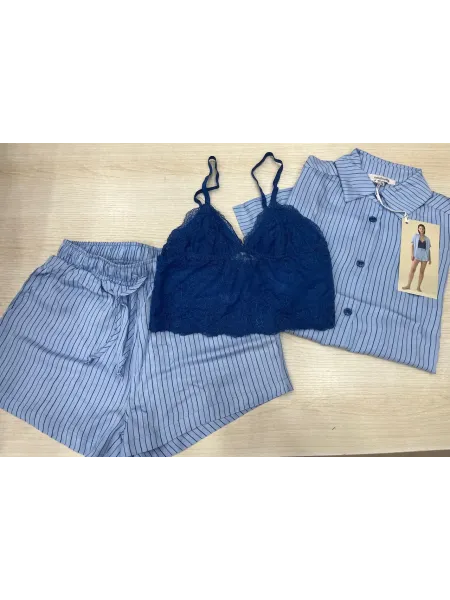 Acquista ora PIGIAMA DONNA 3 PEZZI VISCOSA NOI DI NOTTE LE1258 su nonsolointimo1994.com 2