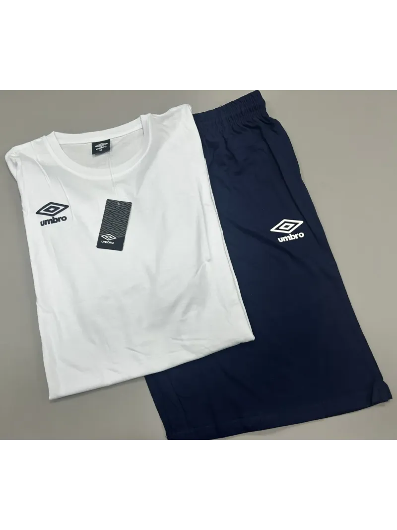 Acquista ora copia di COMPLETO UOMO CORTO MEZZA MANICA PANTALONCINO UMBRO ubw10204b su nonsolointimo1994.com
