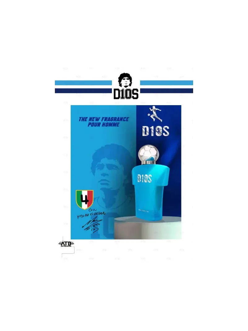 Acquista ora PROFUMO VAPO SPRAY 100ML MADE IN ITALY MARADONA D10S FASHION UK su nonsolointimo1994.com