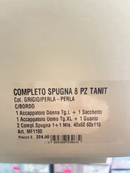 Acquista ora COMPLETO BAGNO LUI & LEI 8 PEZZI BATTAGLIA Tanit su nonsolointimo1994.com 2
