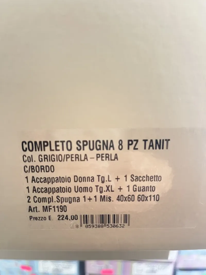 Acquista ora COMPLETO BAGNO LUI & LEI 8 PEZZI BATTAGLIA Tanit su nonsolointimo1994.com