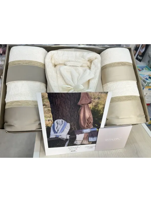 Acquista ora COMPLETO BAGNO LUI & LEI 8 PEZZI BATTAGLIA Capri su nonsolointimo1994.com