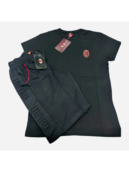 Acquista ora COMPLETO DA PASSEGGIO UOMO COTONE 100% MEZZA MANICA PANTALONCINO FRENCH TERRY COLLEZIONE 2025 HERMET SSC NAPOLI TSH 2