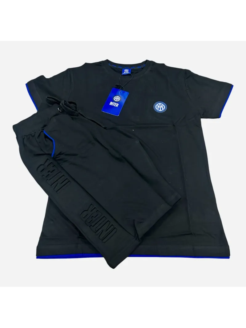 Acquista ora COMPLETO DA PASSEGGIO UOMO COTONE 100% MEZZA MANICA PANTALONCINO FRENCH TERRY COLLEZIONE 2025 HERMET SSC NAPOLI TSH