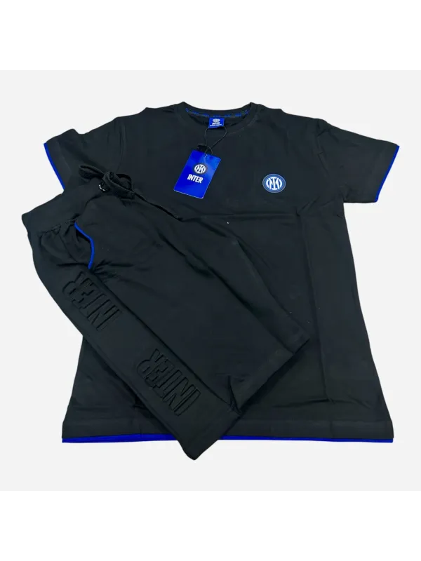 Acquista ora COMPLETO DA PASSEGGIO UOMO COTONE 100% MEZZA MANICA PANTALONCINO FRENCH TERRY COLLEZIONE 2025 HERMET SSC NAPOLI TSH