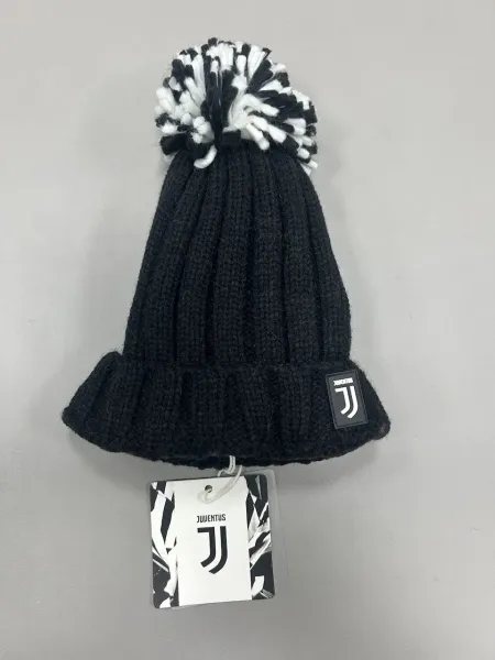 Acquista ora copia di CAPPELLO UOMO LANA CON PONPON E PELLICCIA INTERNA ENZO CASTELLANO FC JUVENTUS 131009 su nonsolointimo1994.