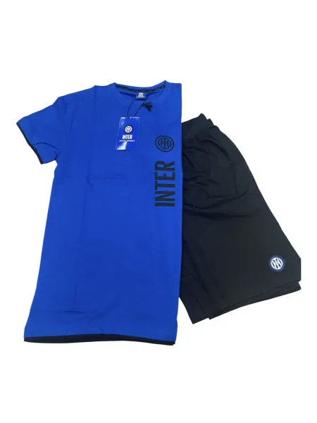 Acquista ora COMPLETO DA PASSEGGIO UOMO COTONE 100% MEZZA MANICA PANTALONCINO FRENCH TERRY COLLEZIONE 2025 HERMET SSC NAPOLI TSH 2