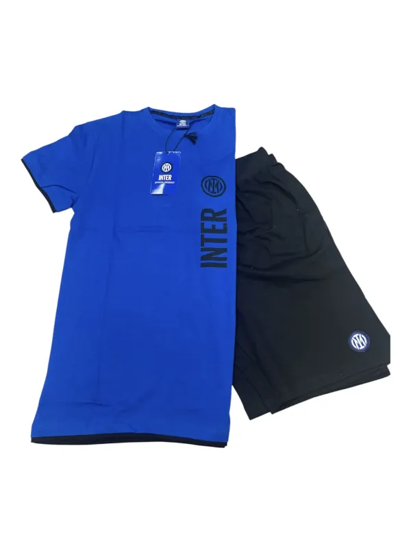Acquista ora COMPLETO DA PASSEGGIO UOMO COTONE 100% MEZZA MANICA PANTALONCINO FRENCH TERRY COLLEZIONE 2025 HERMET SSC NAPOLI TSH