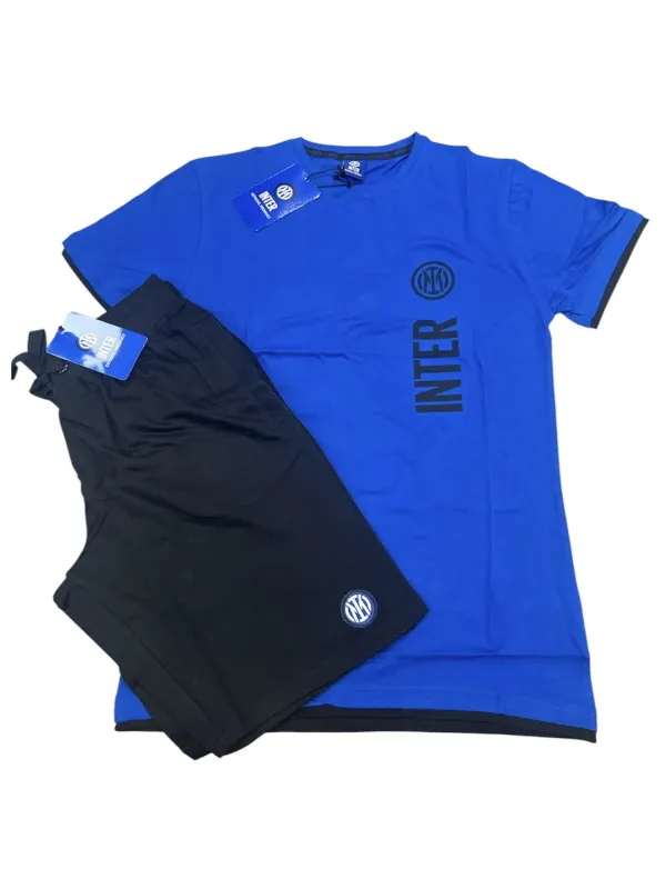 Acquista ora COMPLETO DA PASSEGGIO UOMO COTONE 100% MEZZA MANICA PANTALONCINO FRENCH TERRY COLLEZIONE 2025 HERMET SSC NAPOLI TSH