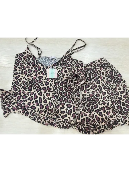 Acquista ora PIGIAMA DONNA BRETELLINA + PANTALONCINO FILO D'ANGELO - BORGOGNA su nonsolointimo1994.com