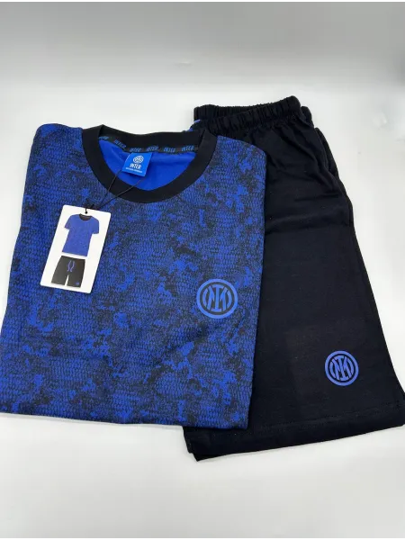 Acquista ora PIGIAMA COMPLETO UOMO COTONE 100% MEZZA MANICA PANTALONCINO COLLEZIONE 2025 HERMET FC INTER PGCIJ102070 su nonsoloi