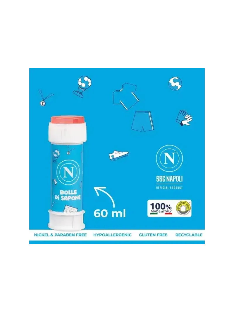 Acquista ora Bolle di sapone Colourbook SSC Napoli sscn26030 su nonsolointimo1994.com