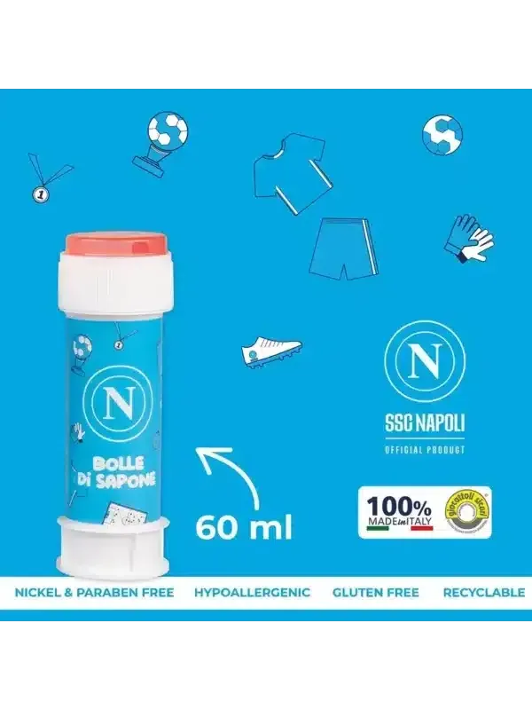 Acquista ora Bolle di sapone Colourbook SSC Napoli sscn26030 su nonsolointimo1994.com