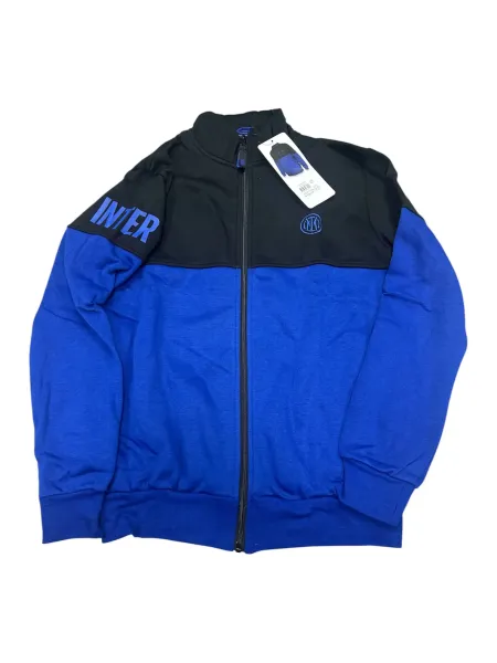Acquista ora copia di FELPA FULL ZIP CON CAPPUCCIO UOMO CALDO COTONE MANICA LUNGA AZNAR INNOVA FC BARCELONA 57347 su nonsolointi