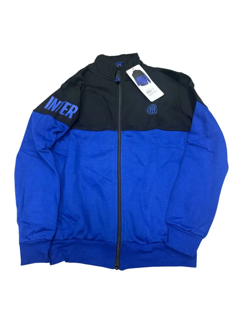 Acquista ora copia di FELPA FULL ZIP CON CAPPUCCIO UOMO CALDO COTONE MANICA LUNGA AZNAR INNOVA FC BARCELONA 57347 su nonsolointi