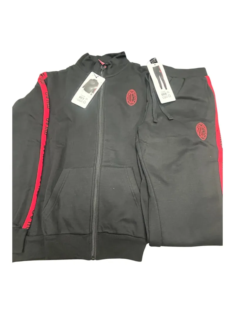 Acquista ora TUTA UOMO DA PASSEGGIO COTONE 100% FRENCH TERRY FULL ZIP COLLECTION 2025 HERMET SSC NAPOLI FLPNF102060 PTLNF102060