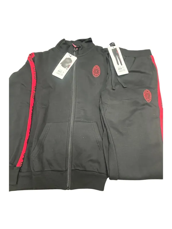 Acquista ora TUTA UOMO DA PASSEGGIO COTONE 100% FRENCH TERRY FULL ZIP COLLECTION 2025 HERMET SSC NAPOLI FLPNF102060 PTLNF102060