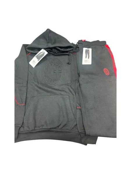 Acquista ora TUTA UOMO DA PASSEGGIO COTONE 100% FRENCH TERRY FULL ZIP COLLECTION 2025 HERMET SSC NAPOLI FLPNF102060 PTLNF102060