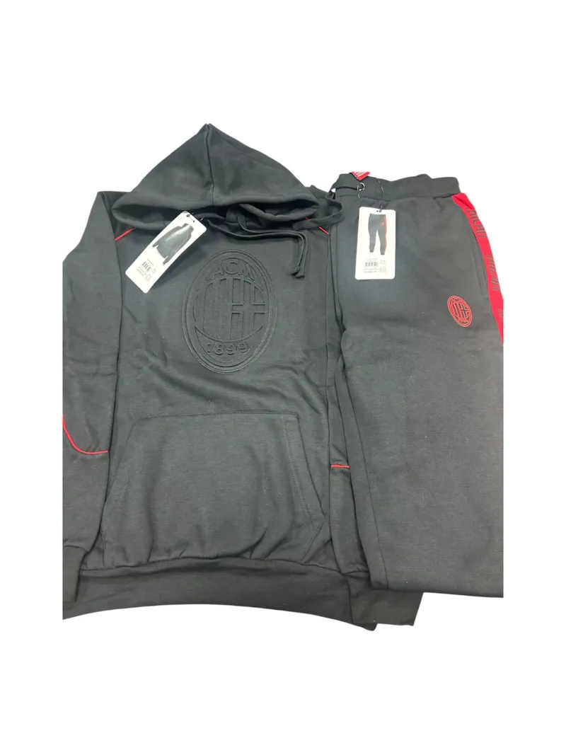 Acquista ora TUTA UOMO DA PASSEGGIO COTONE 100% FRENCH TERRY FULL ZIP COLLECTION 2025 HERMET SSC NAPOLI FLPNF102060 PTLNF102060