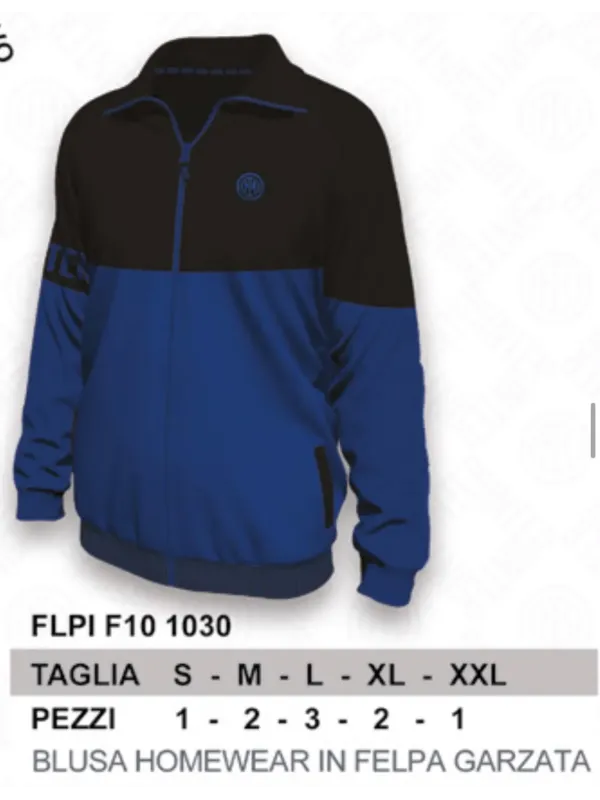 Acquista ora TUTA UOMO DA PASSEGGIO COTONE 100% FRENCH TERRY FULL ZIP COLLECTION 2025 HERMET SSC NAPOLI FLPNF102060 PTLNF102060