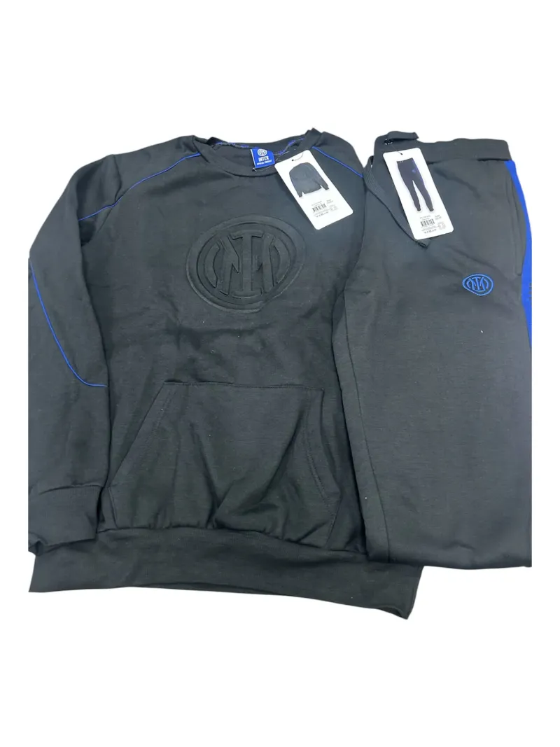 Acquista ora TUTA UOMO DA PASSEGGIO COTONE 100% FRENCH TERRY FULL ZIP COLLECTION 2025 HERMET SSC NAPOLI FLPNF102060 PTLNF102060