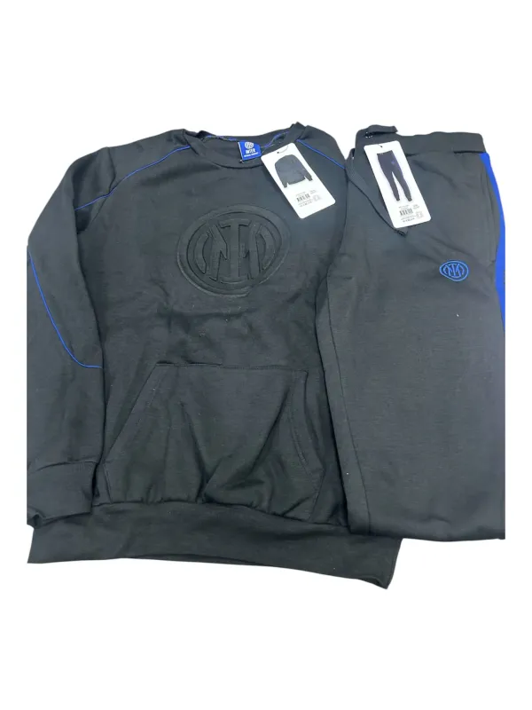 Acquista ora TUTA UOMO DA PASSEGGIO COTONE 100% FRENCH TERRY FULL ZIP COLLECTION 2025 HERMET SSC NAPOLI FLPNF102060 PTLNF102060