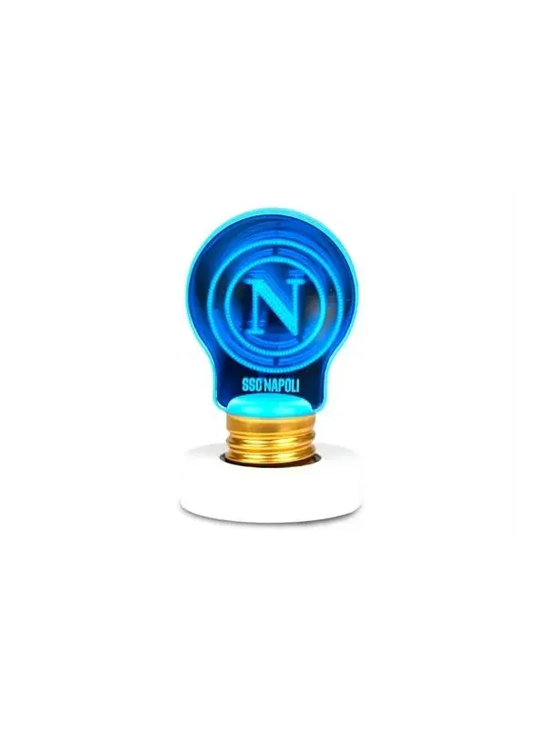 Acquista ora LAMPADA LED DA NOTTE PERSONALIZZABILE IN VARI COLORI DI LUCE CON LOGO GIEMME SSC NAPOLI OFFICIAL NL002NP su nonsolo