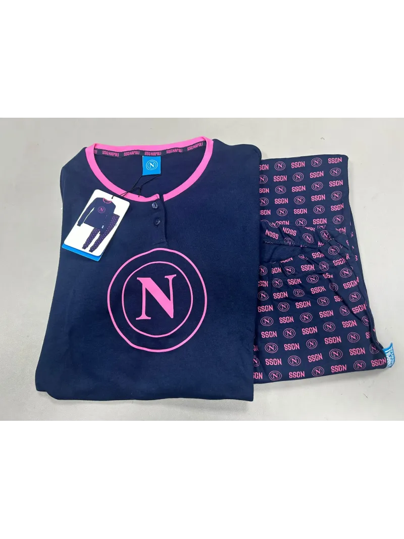 PIGIAMA DONNA CALDO COTONE HERMET SSC NAPOLI PGDNF101275