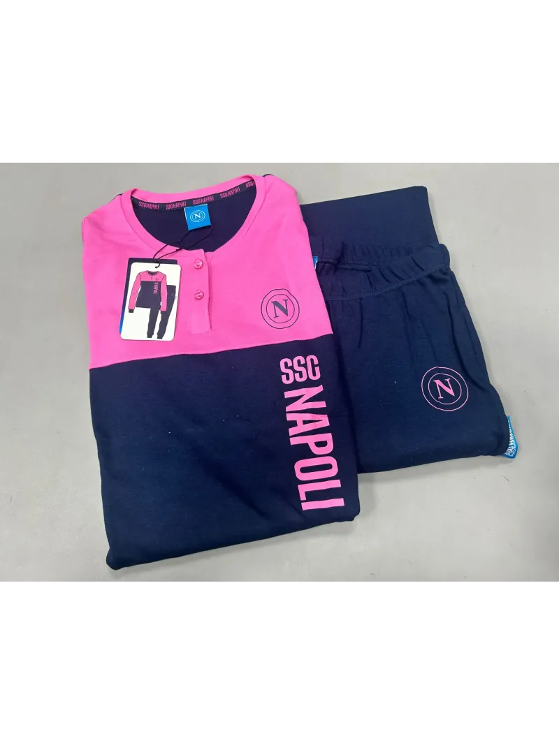 PIGIAMA DONNA CALDO COTONE HERMET SSC NAPOLI PGDNF101275