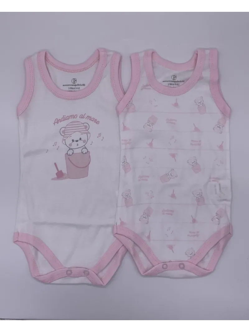 Vendita BODY NEONATO COTONE SPALLA LARGA NAZARENO GABRIELLI 2 PEZZI