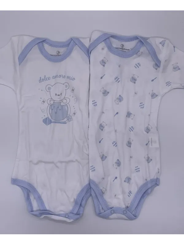Vendita BODY NEONATO MEZZA MANICA COTONE 2 PEZZI NAZARENO GABRIELLI