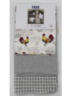 STROFINACCI CUCINA 3 PEZZI COTONE IRGE gallo