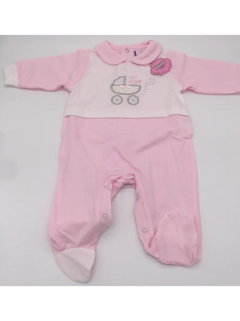 Vendita TUTINA MANICA LUNGA DUE PEZZI COTONE NEONATO FEMMINA IRGE