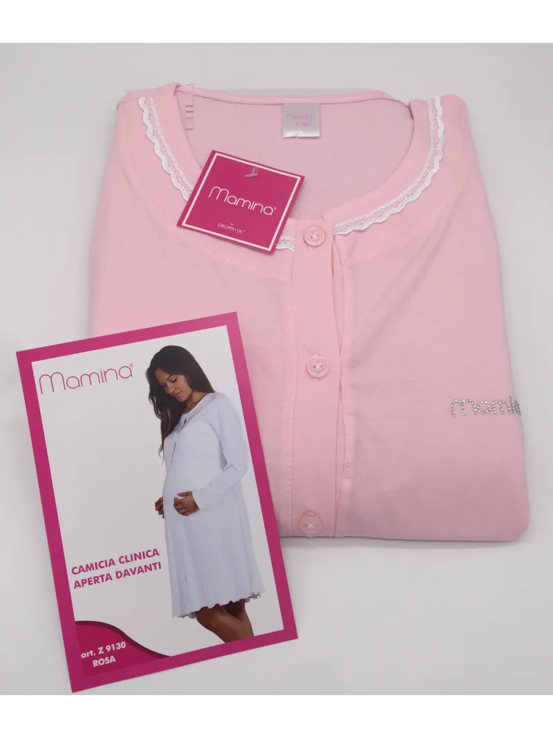 Vendita CAMICIA CLINICA DONNA APERTA DAVANTI MANICA LUNGA MAMINA