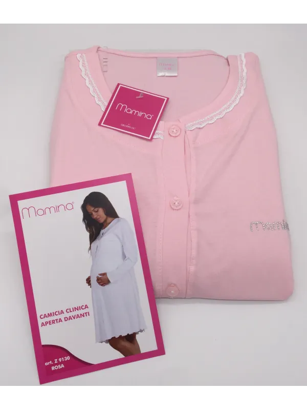 Vendita CAMICIA CLINICA DONNA APERTA DAVANTI MANICA LUNGA MAMINA