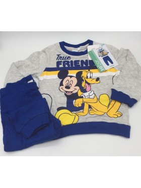 PIGIAMA MANICA LUNGO NEONATO COTONE 100% DISNEY TOPOLINO dy32k4792