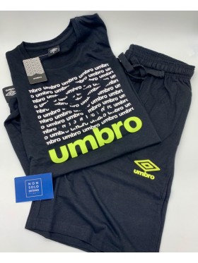 COMPLETO UOMO CORTO MEZZA MANICA PANTALONCINO UMBRO ubw10200b