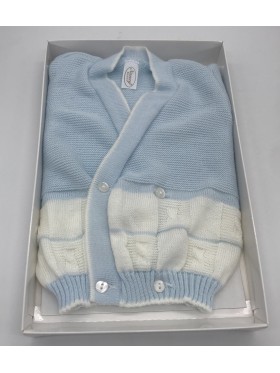 INCROCIATINO GOLFINO NEONATO LANA NANCY BABY 779/13