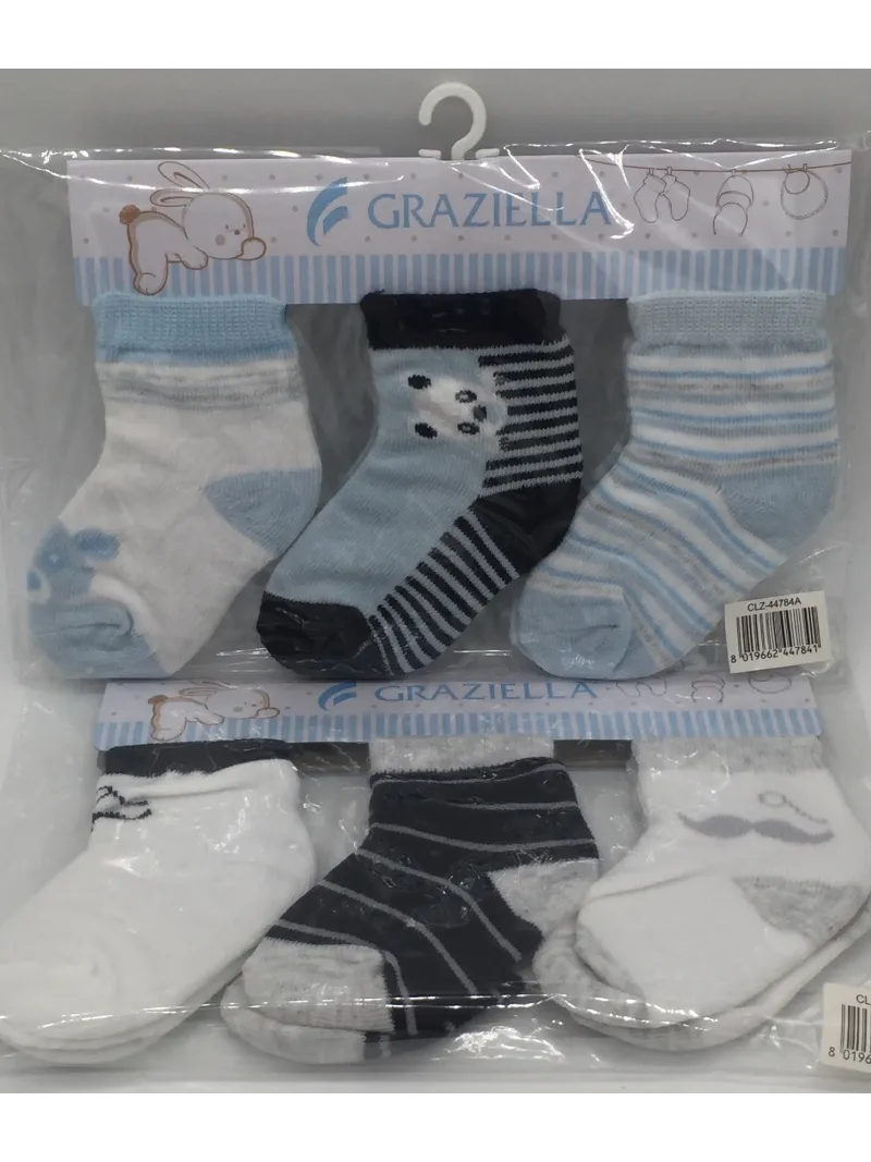 Vendita CALZINI NEONATO COTONE 3 PEZZI MAFER