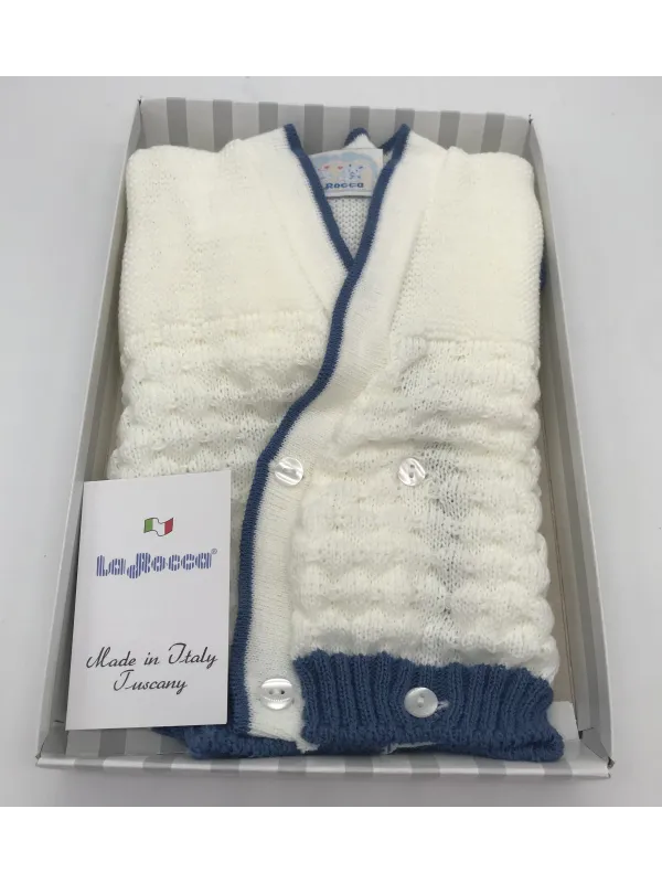 Vendita INCROCIATINO GOLFINO NEONATO COTONE LA ROCCA